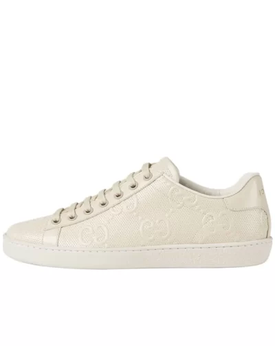 GG Ace 'GG Embossed White'