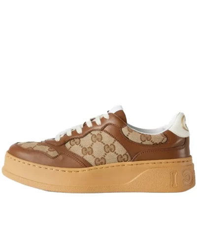 GG Embossed 'Beige Brown Leather'