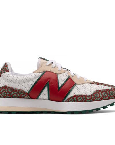 NB 327 x Casablanca "Red Monogram"