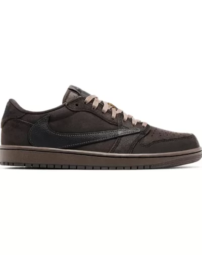 Travis Scott x Air Jordan 1 Low Velvet Brown