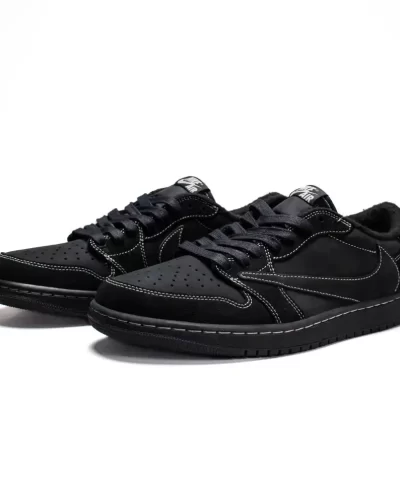 Travis Scott x Air Jordan 1 Low Black Phantom