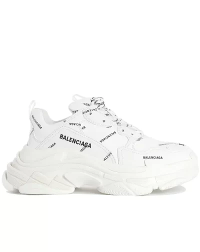 Triple S Clear 'Allover Logo White'