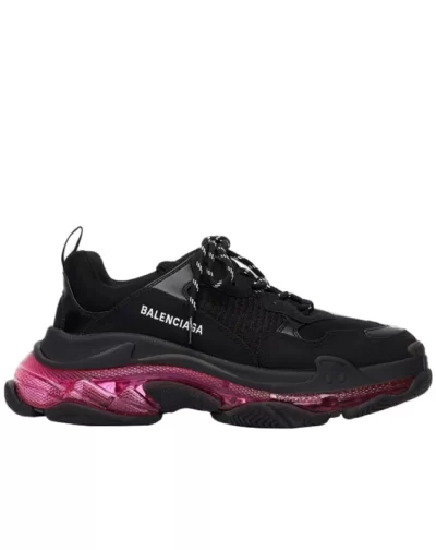 Triple S Clear 'Sole Neon Pink'