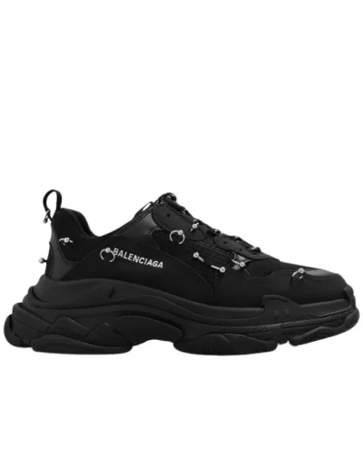 Triple S Piercing Lace Up 'Black'