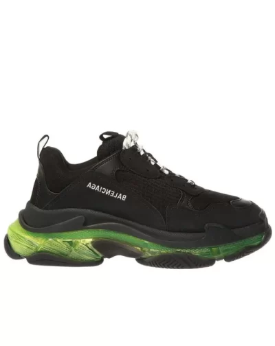 Triple S 'Black Yellow Fluo'