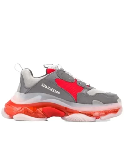 Triple S Sneaker 'Clear Sole - Grey Red'