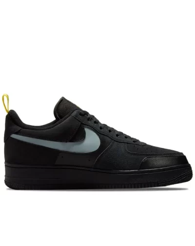 Air Force 1 Low Cut Out Swoosh Black
